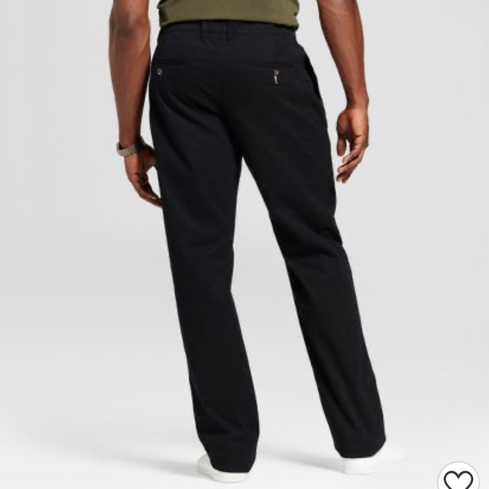 Men's Big & Tall Athletic Fit Hennepin Chino Pants - Goodfellow & Co™ Sz 48x30 - Picture 2 of 3